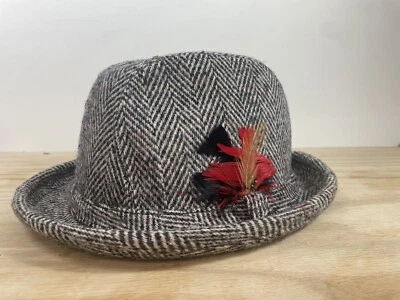 Sombrero de vestir vintage Artel Fedora tweed para hombre talla L hecho en EE. UU. Foto 1 de 4