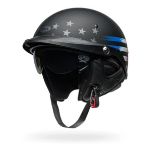 BELL Pit Boss Banner Negro/Rojo Jet/Medio Casco en Carretera Motocicleta de Calle - Imagen 1 de 8