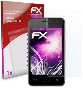atFoliX Glass Protector for Samsung Galaxy S WiFi 3.6 9H Hybrid-Glass - Picture 1 of 8