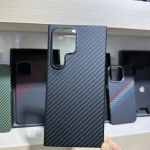 Luxury Real Carbon Fiber Hard Cover Phone Case for Samsung Galaxy S24 Ultra 5G