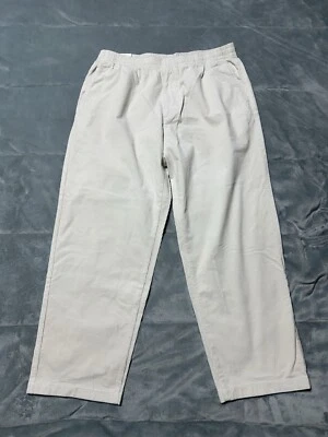 全新带标签 Uniqlo 奶油白色灯芯绒裤子 XL 码 — 第 1/4 张图片