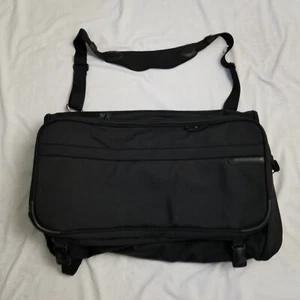 Briggs & Riley Baseline 22" Compact Tri-Fold Carry On Garment Bag Black 375-4 - Picture 1 of 14