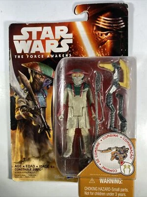2015 Hasbro | Star Wars The Force Awakens | Constable Zuvio | Action Figure - Image 1 of 4