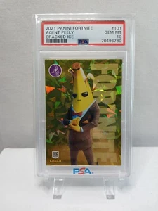 2021 Fortnite Series 3 Cracked Ice Agent Peely #101 PSA 10 - Bild 1 von 2