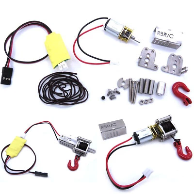 Automatic Metal Winch 3 Ways Remote For 1/16 WPL C34 C34K JJRC RC Climbing Car - Image 1 of 4