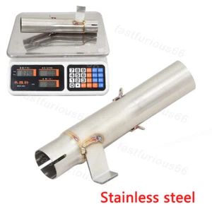 Exhaust Mid Pipe 50.8MM For Kove 400X 500X Euro5 2019-2025 Stainless Steel Tube - Picture 1 of 7