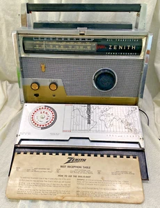 VINTAGE ZENITH ROYAL 1000 D TRANS OCEANIC MARINE BROADCAST RADIO WORKS See Video - Picture 1 of 12