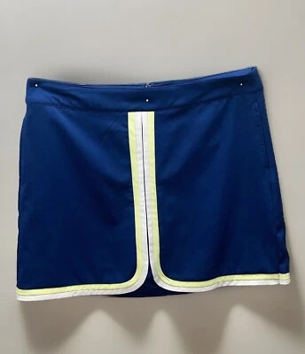 Lady Hagen Women’s Golf Skort Skirt Shorts Size 10 Pockets Blue Tummy Control - Image 1 of 4