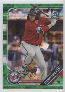 2019 Bowman Chrome Draft Sapphire Edition Green /50 Ryan Costello #BDC-151