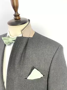 Men's BARUTTI 100% SILK Suede Elbows Sport Blazer Jacket Coat Size EU 52 UK 42 - Picture 1 of 24