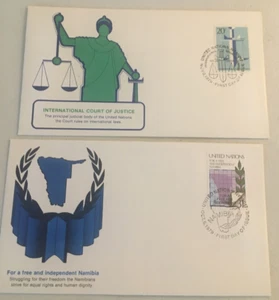 Collection Of Un First Day Cover All Unaddressed All Have Story On Back S-70 - Picture 1 of 9
