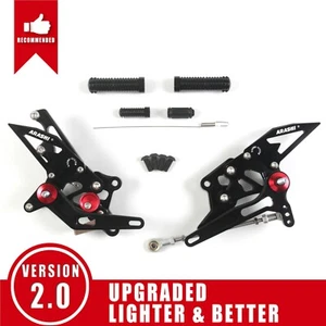 fit Yamaha YZF R3 R25 2015-2023 YZF-R3 YZF-R25 V2.0 Adjustable Rearsets Footrest - Bild 1 von 8