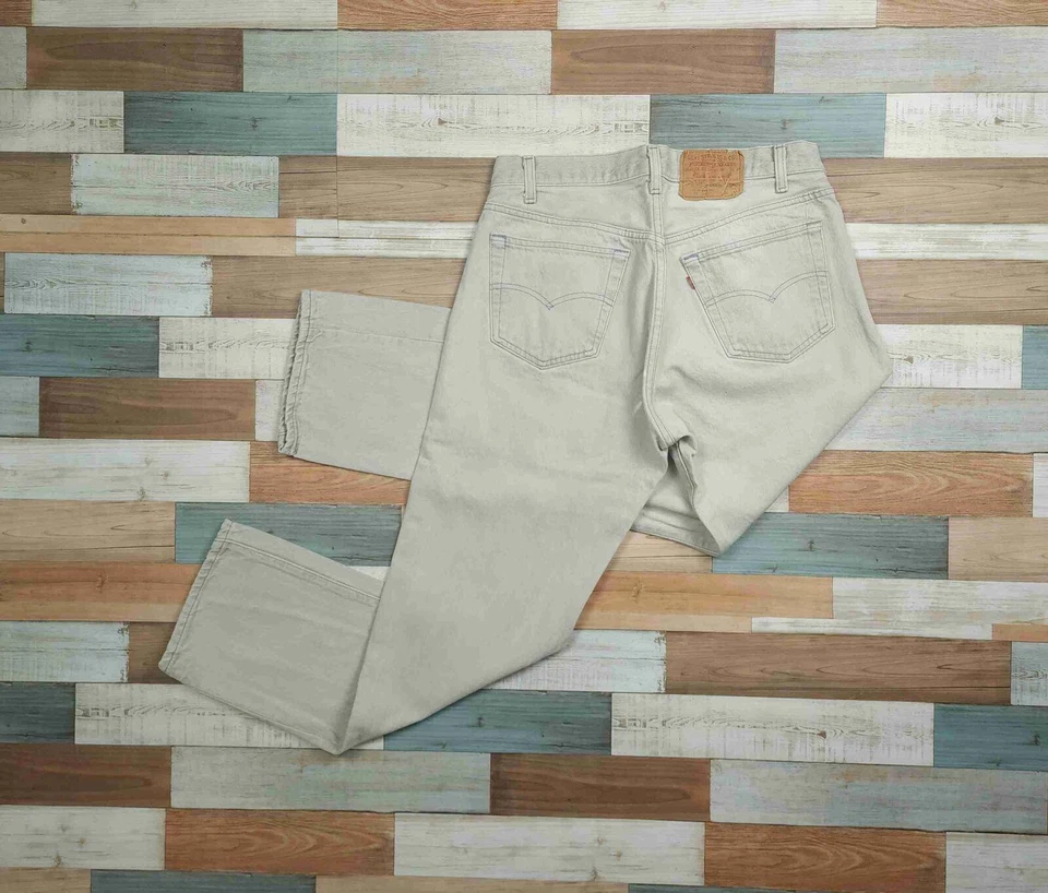 Jeans vintage Levi's 501 0637 años 70 Deadstock ribete blanqueado difícil de encontrar RARO talla 30 Foto 1 de 4