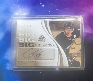 2010-11 SP Game Used Edition SIGnificance /50 Corey Perry #SIG-PE Auto