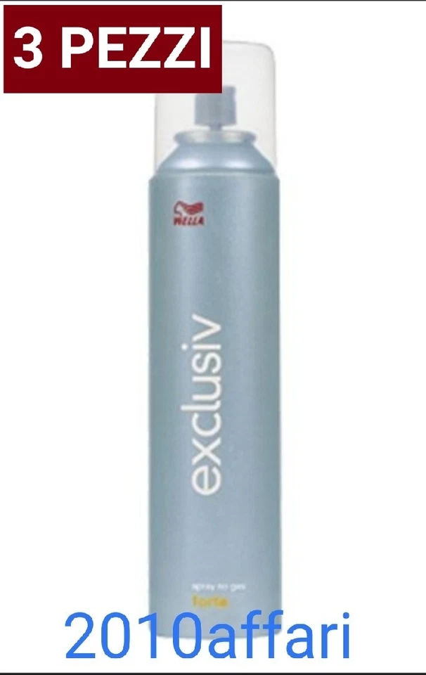 Wella Exclusiv Lacca No Gas 250 ml Forte - Professionale - 3 Pezzi - Immagine 1 di 1