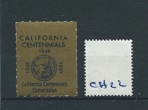 wbc. - CENICIENTA/PÓSTER - CH22 - ESTADOS UNIDOS - CENTENARIOS DE CALIFORNIA - 1949 - Imagen 1 de 1
