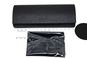 Prada Optical Case Eyeglass Black Hard Box Cloth Magnetic New Authentic - Picture 1 of 2