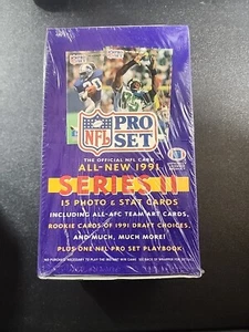 1991 Pro Set Football Series 2 Factory Sealed Box ungeöffnet - Bild 1 von 2