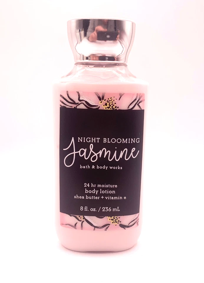 Bath & Body Works 保湿乳液 夜间绽放茉莉 8 盎司 — 第 1/1 张图片