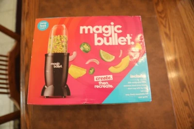 Magic Bullet Blender 11pc Set 250W Compact Mixer Chopper Smoothie Cups Lids - Image 1 of 3