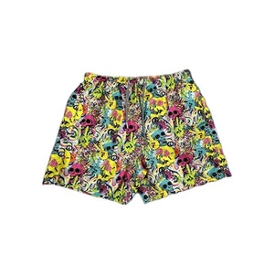 Boardies Ropa Pantalones Cortos de Natación Para Hombres Medianos Multi Calavera Parrilla Forrados Malla Surf - Imagen 1 de 10