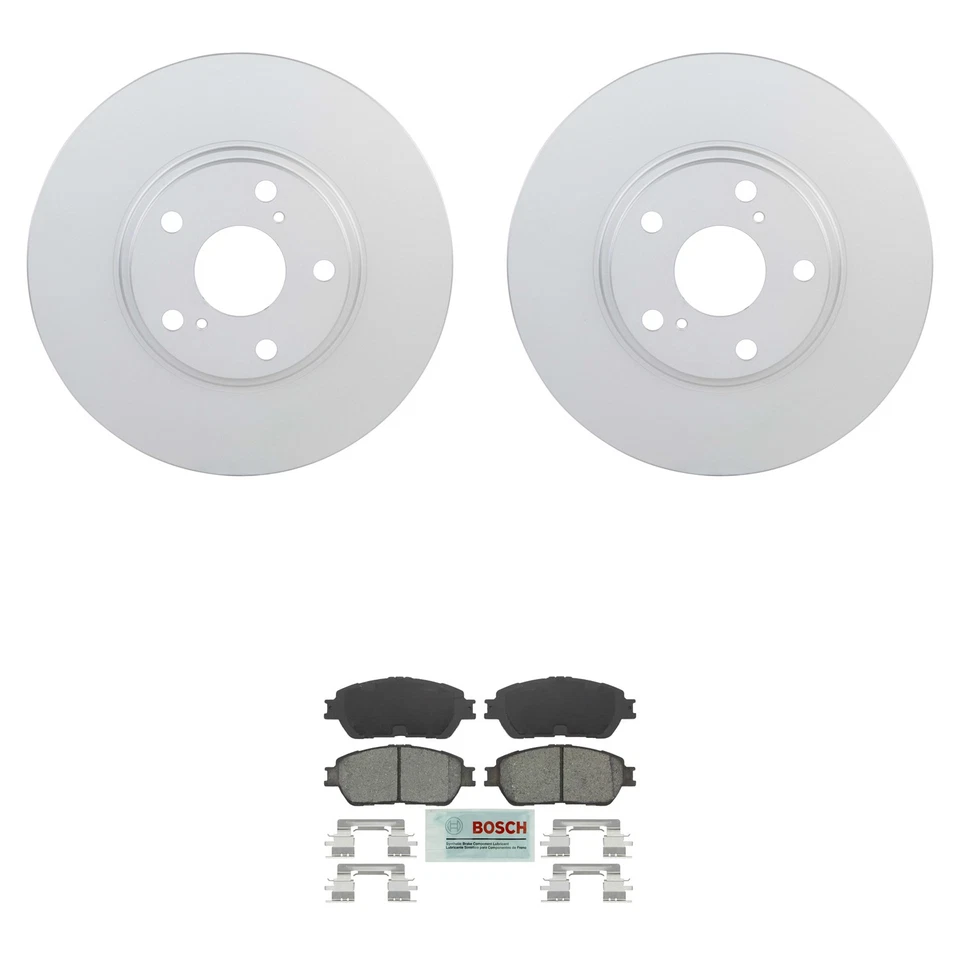 Kit de pastillas de freno de disco de cerámica azul rotores Quietcast delanteros Bosch para ES300 ES330 Foto 1 de 1