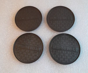 Teenage Mutant Ninja Turtle Kanaldeckel Werfer Ersatz Kanaldeckel, 4 Stück - Bild 1 von 1