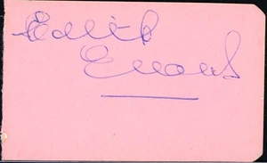 Vintage Edith Evans Autograph - Picture 1 of 1