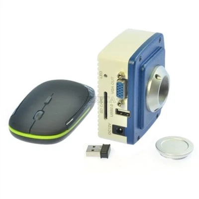 C-Mount Industrial Microscope Camera Sd Video Recorder 1080P Vga Full Hd Usb lw - Image 1 of 4