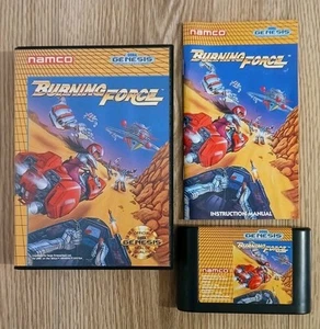 Sega Genesis (CIB) - Burning Force - (L/N Conditn) Complete Game, Box and Manual - Picture 1 of 20