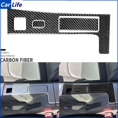 3Pcs Real Carbon Fiber Water Cup Holder Panel Cover For Chrysler Crossfire 03-08 - Image 1 of 4