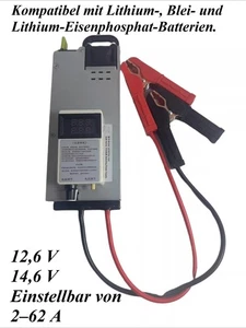 Caricabatterie 14,6V 62A, CC/CV 110-240V - LiFePO4 4S/12V Piombo/3S Li-Ion - Foto 1 di 7