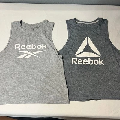 Bundle of Reebok Tank Tops 2-Pack Sleeveless Athletic Workout Gym Shirts Small - Image 1 of 4