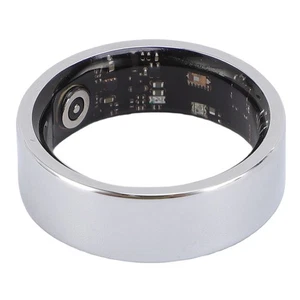 Size 6 SILVER Smart Ring Step Counting Control GPS Positioning IP68 GF - Picture 1 of 24