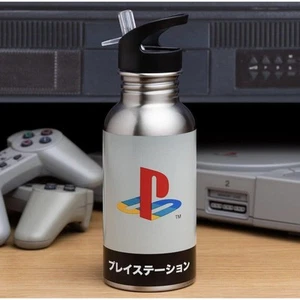 Playstation Heritage Stainless Steel Water Bottle 500 ml Paladone- Rare - Picture 1 of 10
