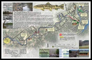 Mapa de pesca en South Holston River - Imagen 1 de 1