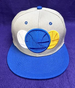 Mitchell & Ness Golden State Warriors Snapback Hat Triple Logo Harwood Classics - Picture 1 of 15