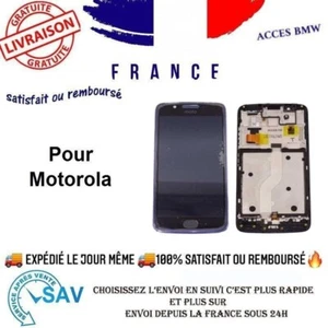 Original Ecran Complet et tactile Bleu Avec Châssis Pour Motorola G5 - Photo 1 sur 1