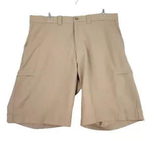Pantalones cortos de golf PGA Tour para hombre bronceados frente plano polietileno talla 34 - Imagen 1 de 7
