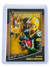 2018 Donruss All Time Gridiron Kings Studio Series #14 Charles Woodson /100 HOF