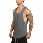 Men's Summer sleeveless shirts Cotton Male Tank Tops gyms Clothing Bodybuilding