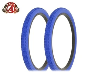 2 ALTA BICYCLE WIRE BEAD PERFORMANCE TIRES 24 x 2.125 BLUE HEAVY DUTY DIAMOND. - Picture 1 of 2