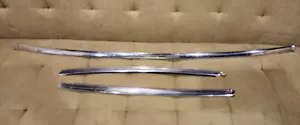 1977-1990 Olds Delta 88 GM RWD Windshield Molding Set Trim Caprice Bonneville OE - Picture 1 of 21