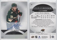 2017-18 Upper Deck Premier Silver Spectrum Luke Kunin Tier 1 #84 Rookie Auto RC