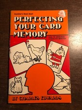 PERFECTING YOUR CARD MEMORY by CHARLES EDWARDS - GAMBLER'S BOOK CLUB - P/B