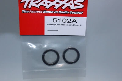 Traxxas TRX 5102 A Kugellager schwarz Gummidichtung 15x21x4mm  NEU in OVP - Bild 1 von 4