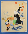 Page d'art originale d'un livre Disney avec COA, Minnie & Mickey Mouse