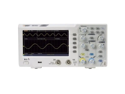 Owon SDS1022 desktop Digital Storage Oscilloscope 2CH 20MHz 100MS/s LCD Display - Image 1 of 4