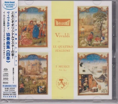 SACD Vivaldi The Four Seasons I Musici Ayo Stereo Sound SSHRS-051/052 Japan New - Image 1 of 4