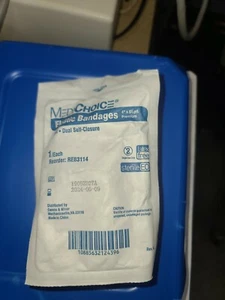 MediChoice REB3114 elastische Bandagen 4" x 5,5 Yard, doppelter Selbstverschluss - je 1 - Bild 1 von 4
